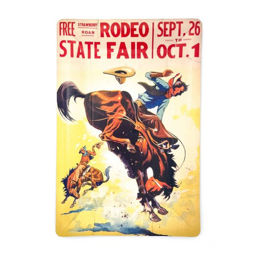 Rodeo Poster Plates