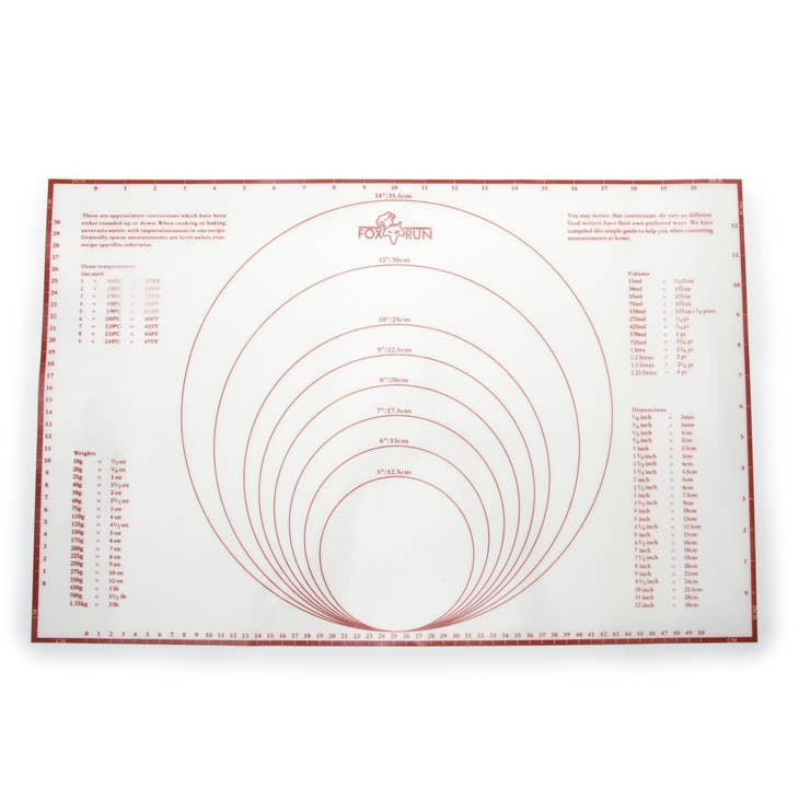 Silicone Baking Mat with Measurements
