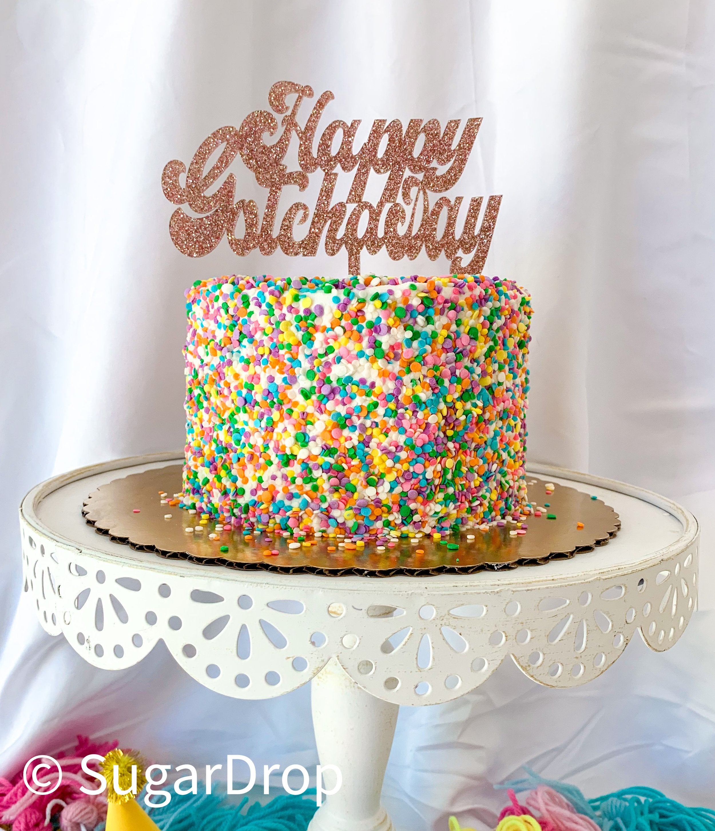 Happy Gotcha Day Acrylic Cake Topper